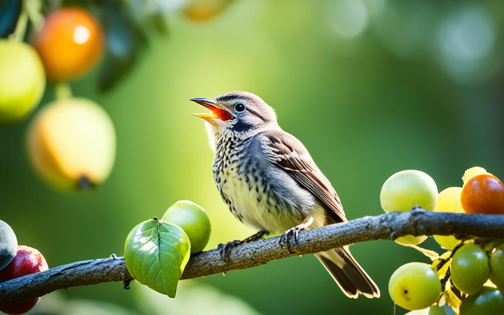 Introducing Solid Foods to a Baby Bird