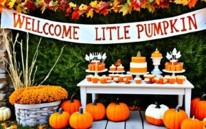 fall baby shower ideas