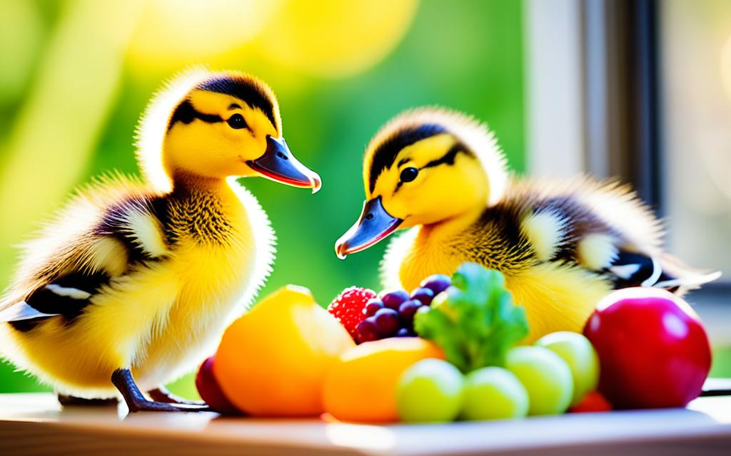 what do baby ducks eat